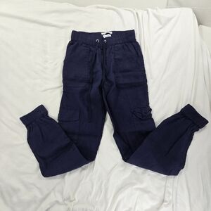 Navy Blue Women's Cargo Pants Used